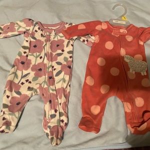 Preemie fuzzy pajamas